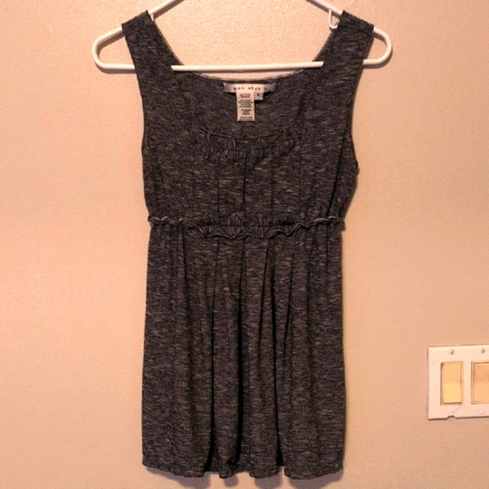 Gray Sleeveless Top
